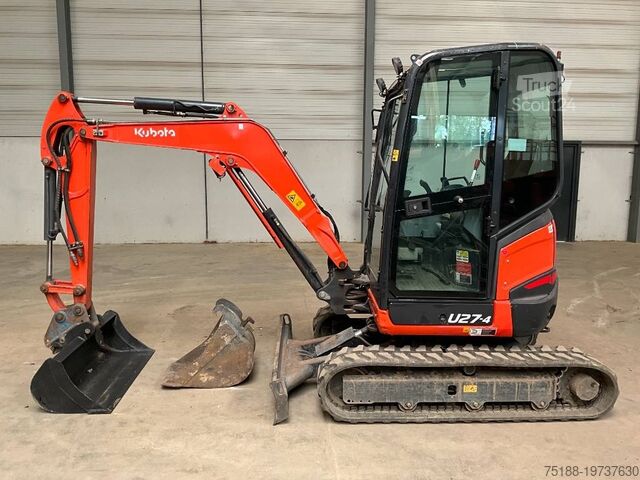 Mini excavator Kubota U 27-4 HI