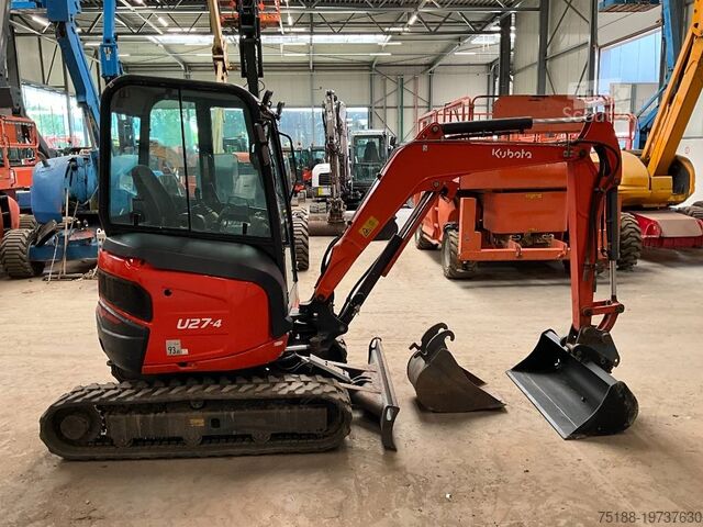 Mini excavator Kubota U 27-4 HI