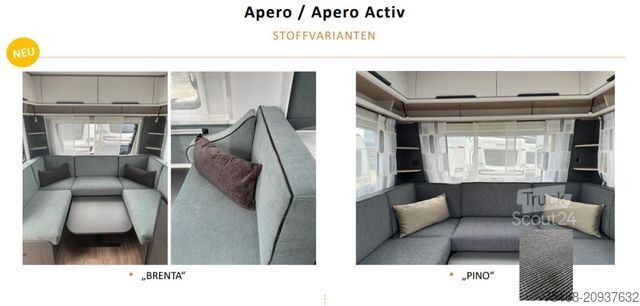 Caravana FENDT Apero 495 SKM Modell 2026 / 2000 kg / Pino