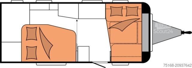 Husvagn HOBBY Excellent 495 WFB Modell 2026
