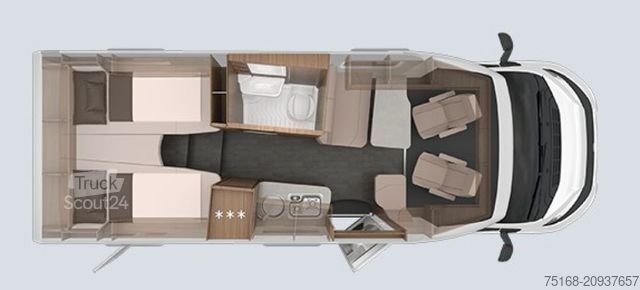 Autorulotă semi-integrată KNAUS Van TI 650 MEG VANSATION Modell 2026