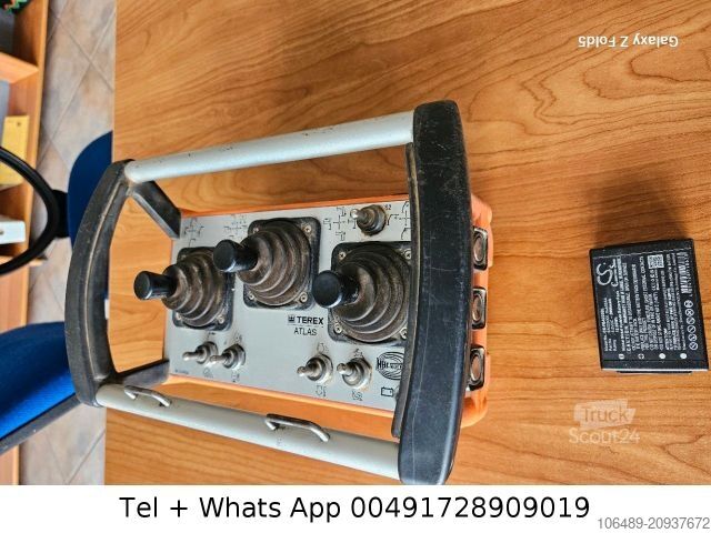 Γερανός τοποθετημένος σε φορτηγό MERCEDES-BENZ 2644 6x4 Kran Terex 165.2 Funk