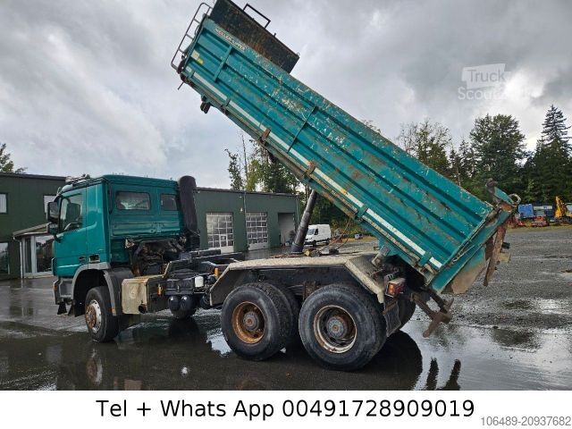 Camion ribaltabile trilaterale MERCEDES-BENZ 3346 k 6X6   Blatt / Blatt