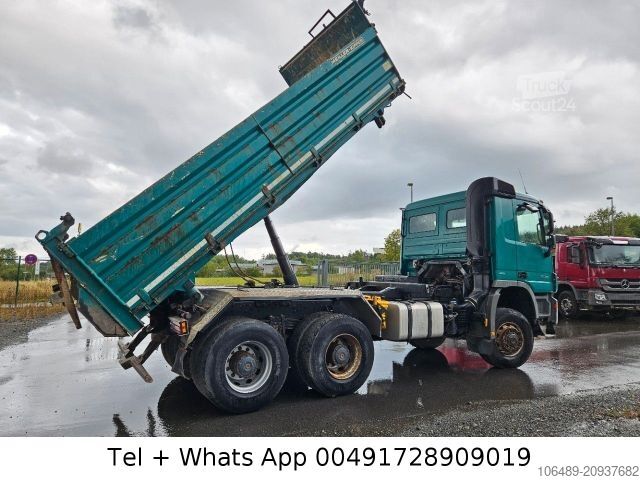 Camion ribaltabile trilaterale MERCEDES-BENZ 3346 k 6X6   Blatt / Blatt
