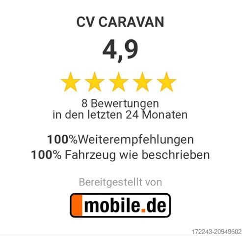 Caravana TABBERT Bellini 570/Klimaautomatik/neue TÜV-GAS/Leder/UL