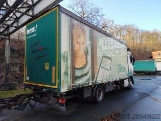 Flaklastbil med kapell MERCEDES-BENZ Actros  1842, Retarder, Komplett Zug*