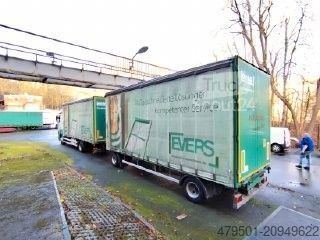 Flaklastbil med kapell MERCEDES-BENZ Actros  1842, Retarder, Komplett Zug*