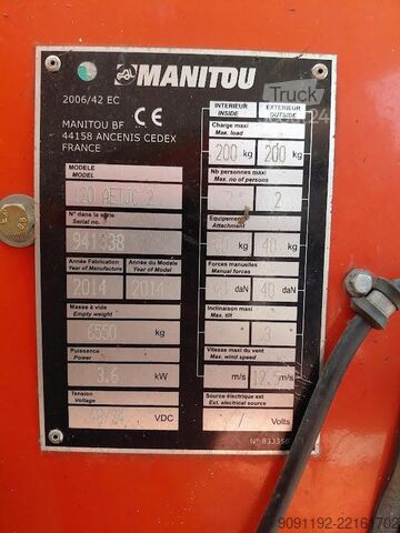 Artikulisan teleskopski bum lift Manitou 120AETJ C 3D