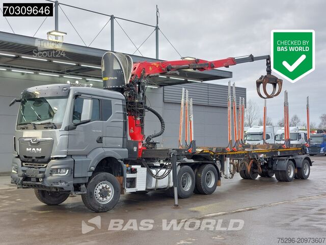Standard-SZM MAN TGS 33.510 6X6 Palfinger S290Z96 crane Kran Big...