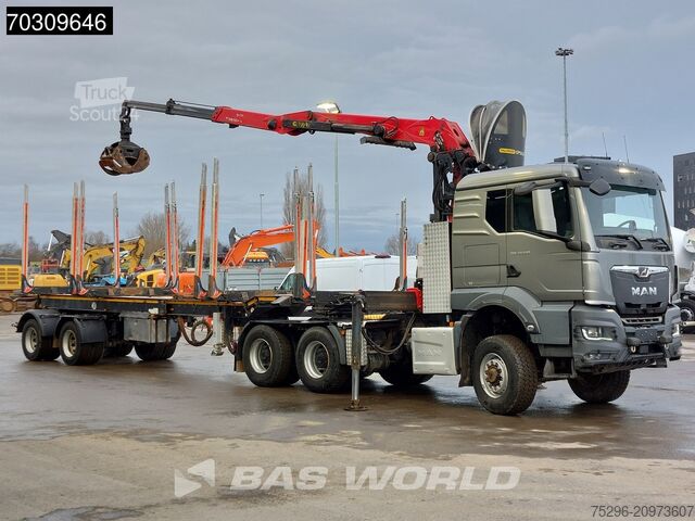 Standard-SZM MAN TGS 33.510 6X6 Palfinger S290Z96 crane Kran Big...