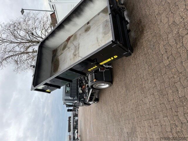 Camion benne à bras amovible Mitsubishi FUSO FUSO eCanter 9C18 mit Hakengerät (HIAB)  DAB+AUT