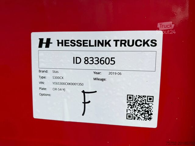 Kipper Stas S300CX 58m3 Naloop stuuras Klep/deuren Alcoa SA...