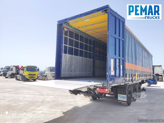 Semiremorcă deschisă cu prelată Krone SD TAUTLINER PLATAFORMA ELEVADORA