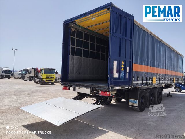 Semiremorcă deschisă cu prelată Krone SD TAUTLINER PLATAFORMA ELEVADORA