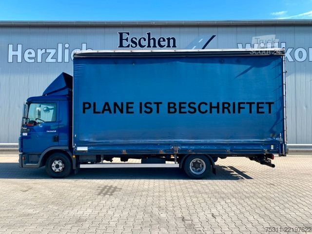 Transporter mit Pritsche & Plane MAN TGL 8.250 BL I Edscha*Klima*2xAHK*Automatik*