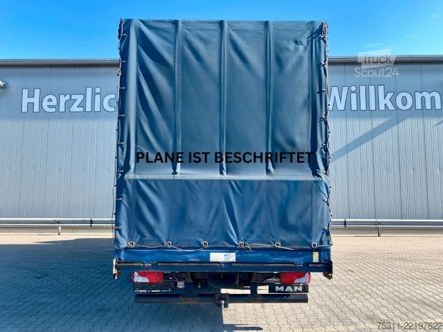 Transporter mit Pritsche & Plane MAN TGL 8.250 BL I Edscha*Klima*2xAHK*Automatik*