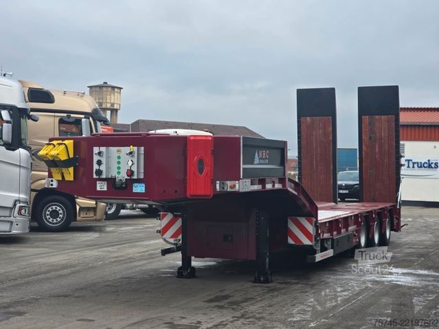 Semiremorcă cu platformă joasă  GVN * 3GVN * LENK-& LIFTACHSE*HYDR. RAMPEN * NEU