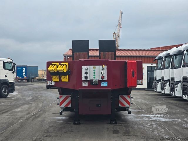 Semiremorcă cu platformă joasă  GVN * 3GVN * LENK-& LIFTACHSE*HYDR. RAMPEN * NEU