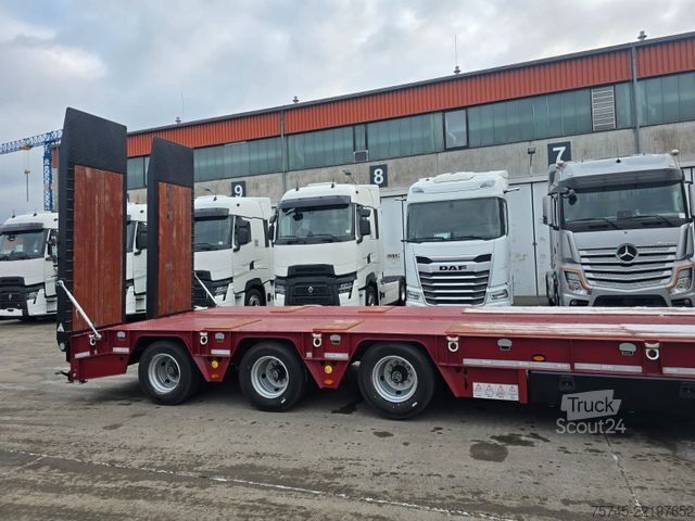 Semiremorcă cu platformă joasă  GVN * 3GVN * LENK-& LIFTACHSE*HYDR. RAMPEN * NEU