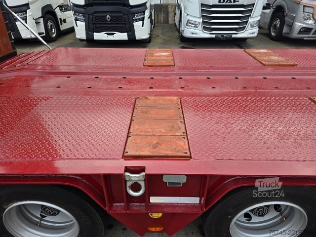 Semiremorcă cu platformă joasă  GVN * 3GVN * LENK-& LIFTACHSE*HYDR. RAMPEN * NEU