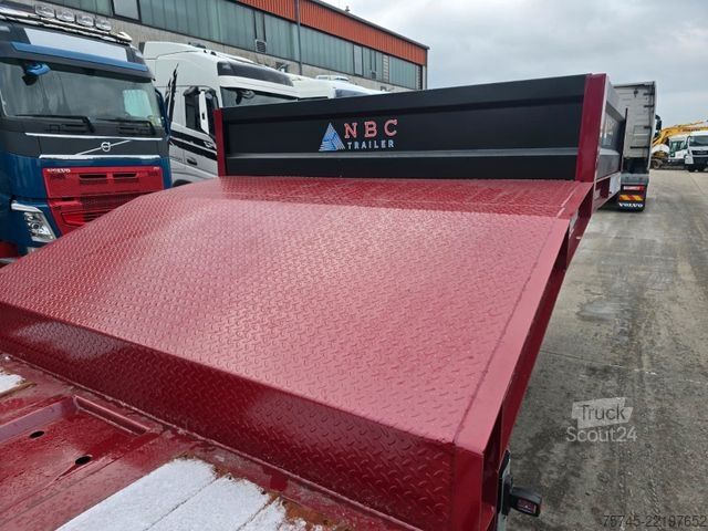 Semiremorcă cu platformă joasă  GVN * 3GVN * LENK-& LIFTACHSE*HYDR. RAMPEN * NEU