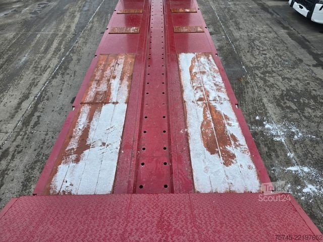 Semiremorcă cu platformă joasă  GVN * 3GVN * LENK-& LIFTACHSE*HYDR. RAMPEN * NEU