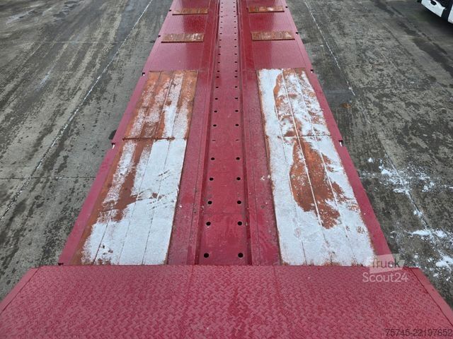 Semiremorcă cu platformă joasă  GVN * 3GVN * LENK-& LIFTACHSE*HYDR. RAMPEN * NEU