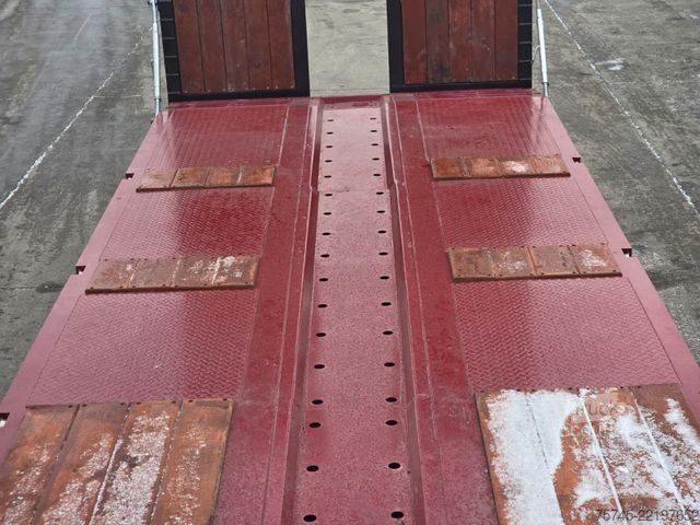 Semiremorcă cu platformă joasă  GVN * 3GVN * LENK-& LIFTACHSE*HYDR. RAMPEN * NEU