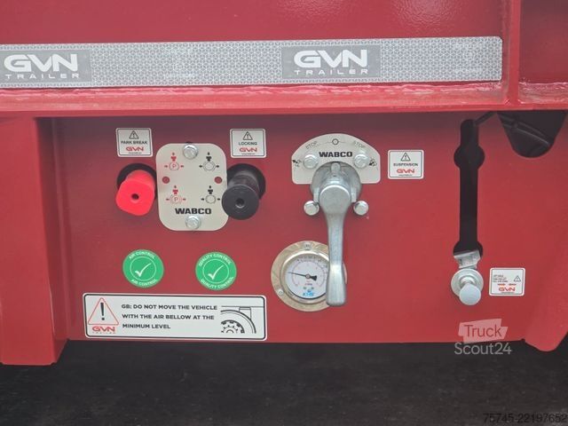 Semiremorcă cu platformă joasă  GVN * 3GVN * LENK-& LIFTACHSE*HYDR. RAMPEN * NEU