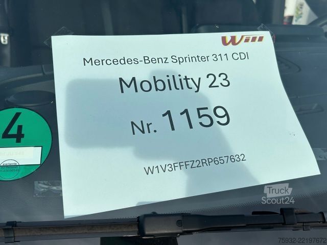 Minibus MERCEDES-BENZ Sprinter 311 Mobility 23 LIFT Rollstuhlbus