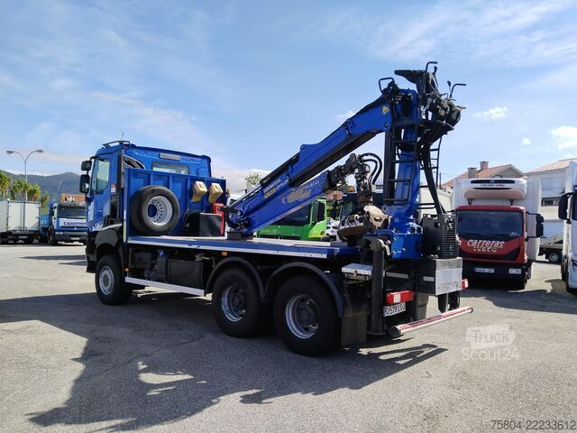 Camión grúa RENAULT K 440 R6X6 MEDIUM E6