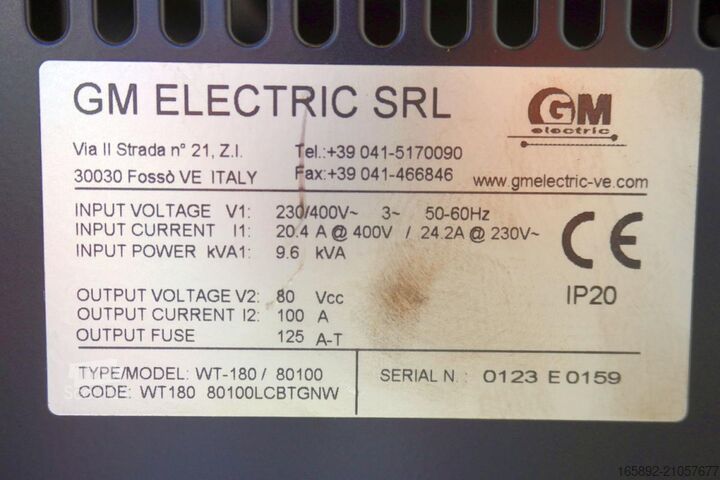 Heftruckaccu GM ELECTRIC WT - 180 / 80100