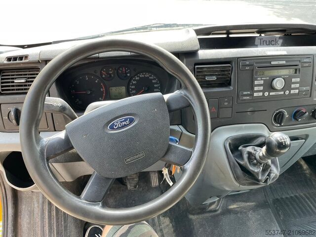 Flakbil med dubbel hytt Ford Transit FT 350 EL
