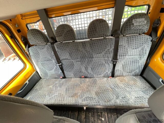 Flakbil med dubbel hytt Ford Transit FT 350 EL