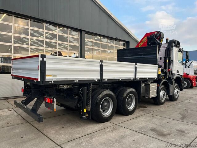Crane truck Mercedes-Benz Arocs 4140 K 8x4 Crane Truck