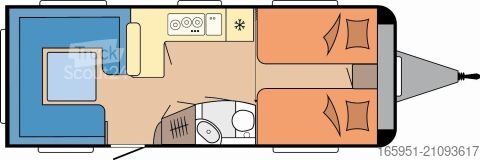 Τροχόσπιτο Hobby Prestige 620 CL 2200kg Sonderpreis!