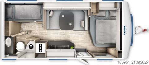 Τροχόσπιτο Fendt Apero Activ 560 SKM Mod.2026 2000kg Dekopaket