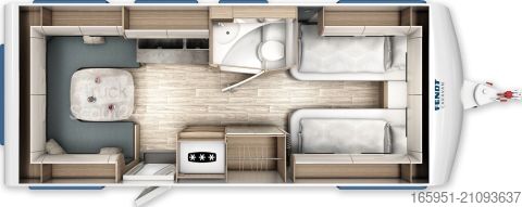 Τροχόσπιτο Fendt Tendenza 550 SG Mod.2026 2000kg Dekopaket