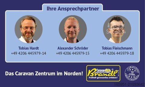 Τροχόσπιτο Hobby Beachy 420 Mod.2026 Auflastung 1200kg