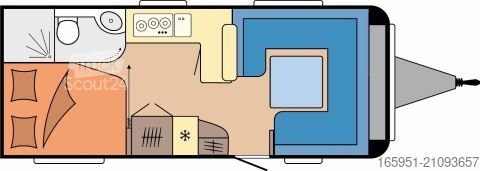 Τροχόσπιτο Hobby Prestige 560 FC Auflastung 2000kg Dusche