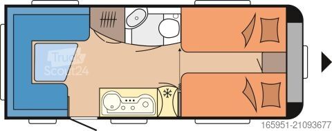 Τροχόσπιτο Hobby Prestige 495 UL MoverWigo MarkiseFahrradträger
