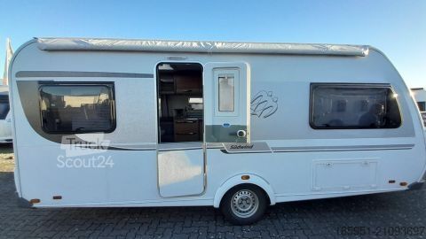 Caravan Knaus Südwind 500 FVU 1. Hand Markise ATC Fahrradt.