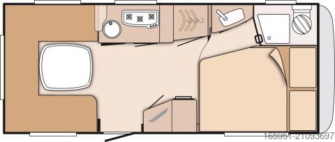 Caravan Knaus Südwind 500 FVU 1. Hand Markise ATC Fahrradt.