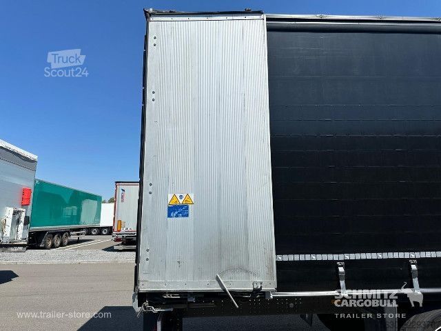 Brandalı açık yarı römork Schmitz Cargobull Semitrailer Curtainsider Standard
