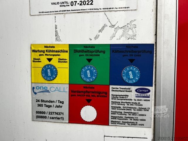 Kühlkoffer-LKW IVECO Euro Cargo  120 E 21  Carrier