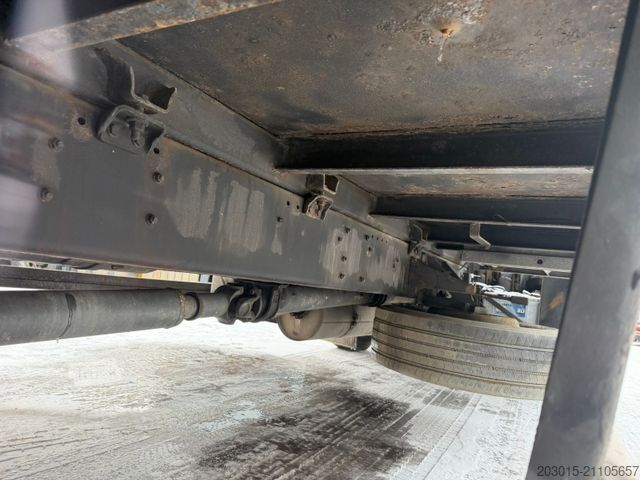 Biltransport lastbil DAF LF 55  Hiab 099 DUO  Baumaschinen