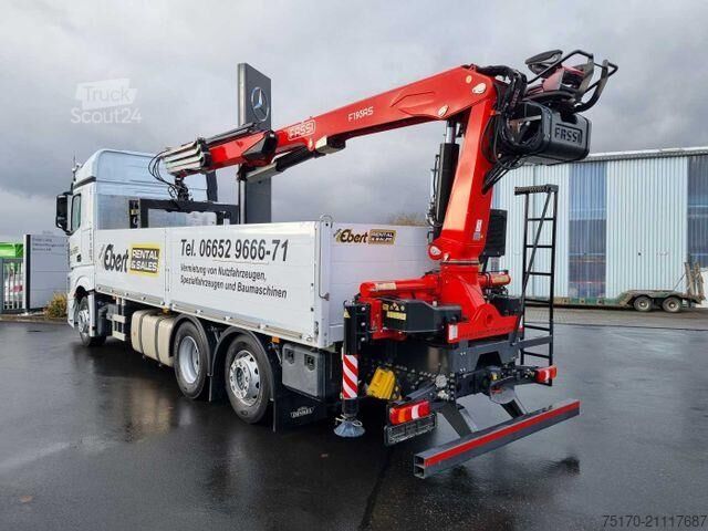 Trailer πλατφόρμας Mercedes-Benz Actros 2745 L 6x2 Baustoffpritsche+Kran Retarder