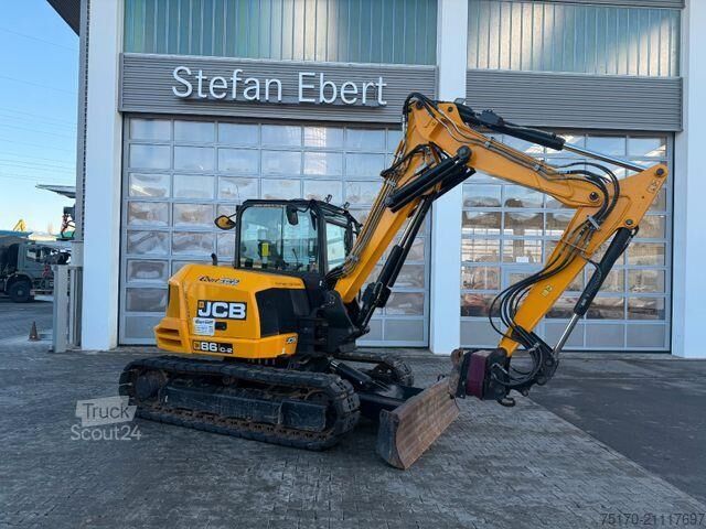 Mini-escavadora JCB 86C - 2 T/ nur 627h! / 2022 / Holp Rototop