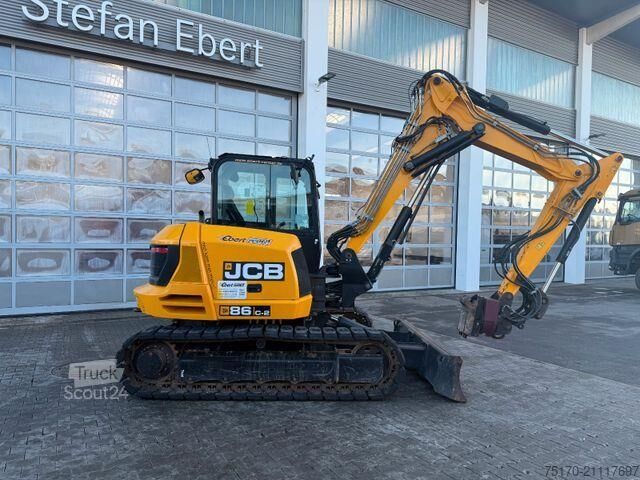 Mini-escavadora JCB 86C - 2 T/ nur 627h! / 2022 / Holp Rototop