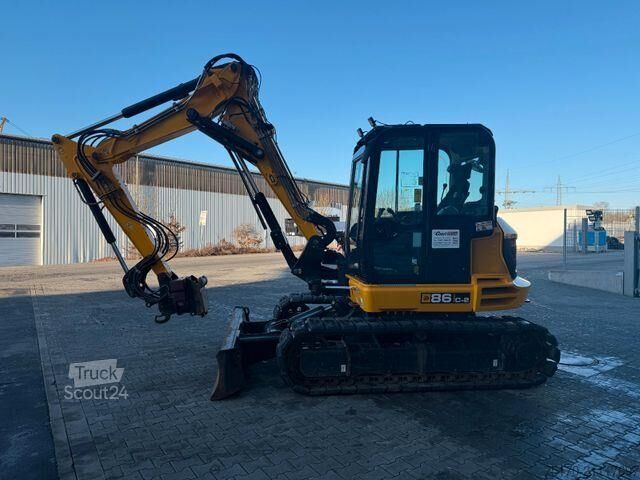 Mini-escavadora JCB 86C - 2 T/ nur 627h! / 2022 / Holp Rototop